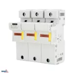 PODSTAWA BEZPIECZNIKOWA 3-POLOWA DO WKŁADEK 22x58 690V AC MAX. 125A Z KONTROLKĄ SCHELINGER