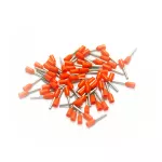 Końcówka tulejkowa miedziana izolowana 0,50mm2 10mm DUI-0,50-10PO pomarańczowy