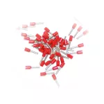 Końcówka tulejkowa miedziana izolowana 1,5mm2 10mm DUI-1,5-10CR czerwony