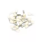 Końcówka tulejkowa miedziana izolowana 10,0mm2 12mm DUI-10,0-12SLO kość słoniowa