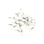 Końcówka tulejkowa miedziana izolowana podwójna 2x0,50mm2 8mm DUID-2x0,50-8BI biały