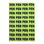 Arkusz samoprzylepny oznacznik przewód uziemiający neutralny "PEN" NOZ-PEN