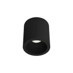 HEDA tuba sufitowa natynkowa LED downlight GU10 okrągła czarna 7W 600 lm 3CCT 3000K/4000K/6000K IP20, 180-260V