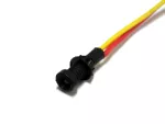 Lampka LED żółta 12-24V AC/DC (klosz 3mm)