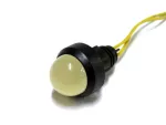 Lampka LED żółta 230V AC/DC (klosz 20mm)