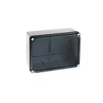 Puszka hermetyczna LIGHT 184x244x99 IP65-IP67 pokrywa transparentna, gładka