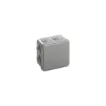 Puszka hermetyczna LIGHT 95x95x52 IP54 pokrywa pełna, z dławicami (7xM25)