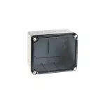 Puszka hermetyczna LIGHT 154x178x99 IP65-IP67 pokrywa transparentna, z osłabieniami (6xM25, 4xM40)