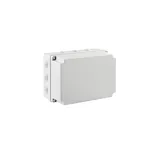 Puszka hermetyczna wysoka LIGHT 253x342x191 IP65 pokrywa pełna, z dławicami (12xM40)
