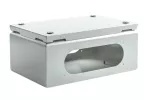 Puszka hermetyczna LIGHT 194x255x99 IP65 pokrywa transparentna, z dławicami (4xM25, 6xM40)