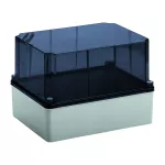 Puszka hermetyczna wysoka LIGHT 184x244x179 IP65-IP67 pokrywa transparentna, gładka