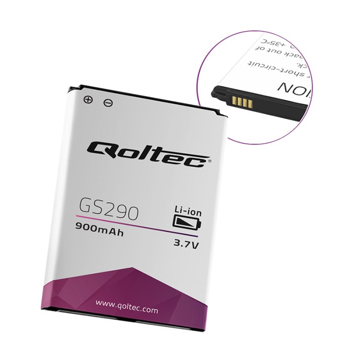 Qoltec Bateria do LG LGIP-430N | GS290 | GW300 | 900mAh