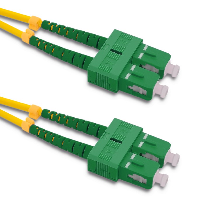 Qoltec Patchcord światłowodowy SC/APC - SC/APC | Singlemode | 9/125 | G652D | Duplex | 120m