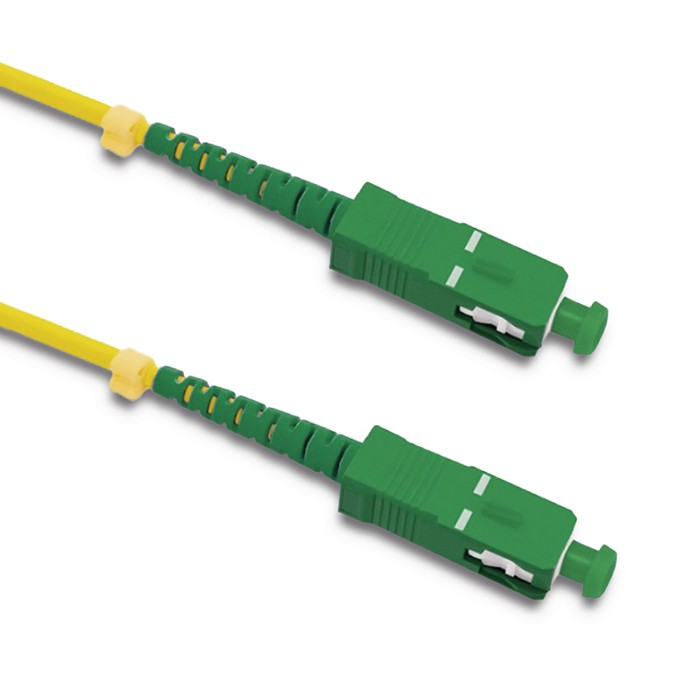 Qoltec Patchcord światłowodowy SC/APC - SC/APC | Singlemode | 9/125 | G652D | Simplex | 5m