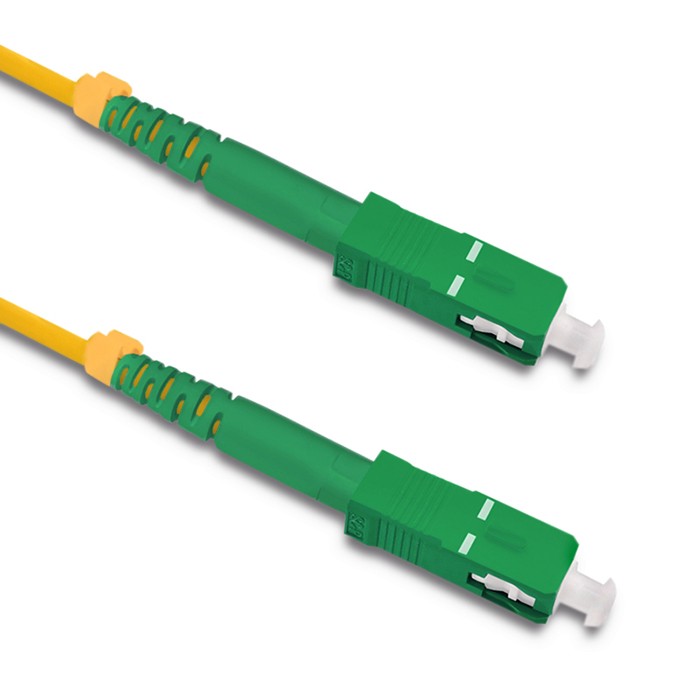 Qoltec Patchcord światłowodowy SC/APC - SC/APC | Singlemode | 9/125 | G652D | Simplex | 15m