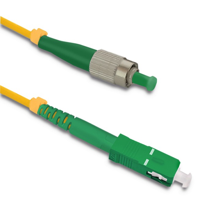 Qoltec Patchcord światłowodowy FC/APC - SC/APC | Singlemode | 9/125 | G652D | Simplex | 15m