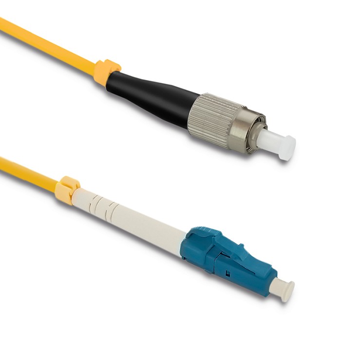 Qoltec Patchcord światłowodowy FC/UPC - LC/UPC | Singlemode | 9/125 | G652D | Simplex | 5m