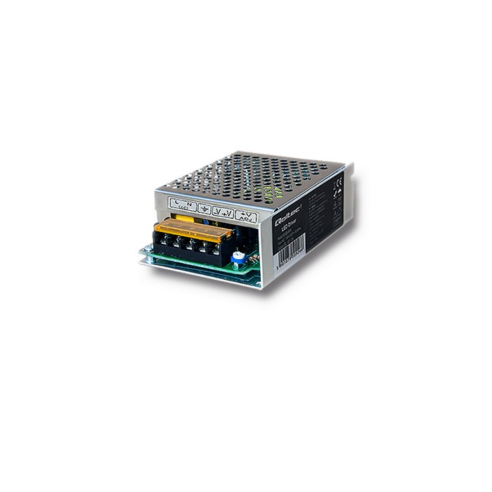 Qoltec Zasilacz impulsowy do LED | 24W | 12V | 2A | aluminium