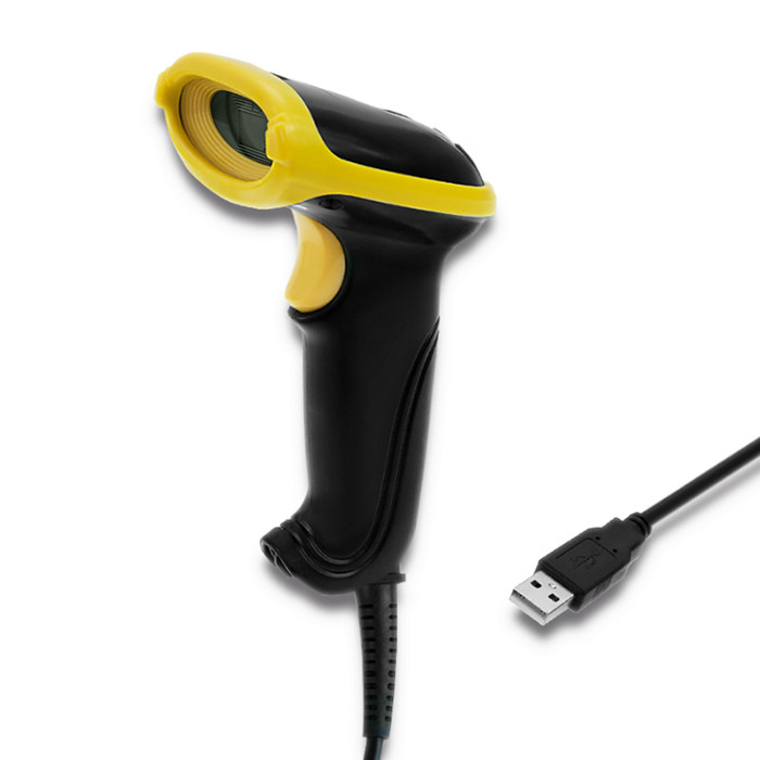 Qoltec Skaner czytnik kodów kreskowych i QR | 1D 2D | USB