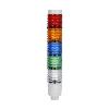Kolumna sygnalizacyjna, fi45mm, kolor: biały, zielony, niebieski, pomarańczowy i czerwony, zasilanie 24VDC, wbudowany obwód LED