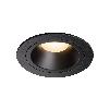 NUMINOS® DL M, wewnętrzna oprawa sufitowa wpuszczana LED, czarna/czarna 2700 K 55°