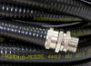 Wąż stalowy ocynkowany powleczony E25 czarny