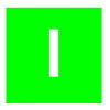 11TQ18 Wkładka przycisku zielona, I
