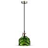 Lampa wisząca / Klosz: Zielone szkło / zwis 150 cm