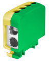 Złączka szynowa gwintowa AL/CU ZGG2x35/2x35z-g żółto-zielony
