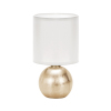 Lampka stołowa PERLO E14 GOLD/WHITE