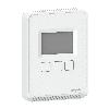 SLP, zadajnik z czujnikiem temp+wilg, wyświetlacz LCD i przyciski, BACnet/Modbus, biały mat.