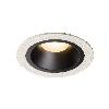 NUMINOS® DL M, wewnętrzna oprawa sufitowa wpuszczana LED, biała/czarna 2700 K 40°