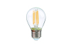 Żarówka LED E27 G45 4W 220-240V filament kulka EMC barwa światła biała ciepła