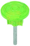 Znacznik do wypustu uziemiającego o śr. 10 mm (drut) / 30x3,5 mm (płaskownik), kolor zielono-żółty, PVC SK RD10 FL30X3.5 GRGE PVC