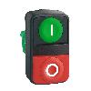 Harmony XB5 Napęd przycisku dwuklawiszowego płaski/wystający zielony/czerwony plastikowy