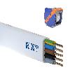 nkt instal YDYpżo 450/750 5x1,5 biały Przewód elektroenergetyczny, instalacyjny, wielożyłowy z izolacją PVC 400 m