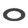 Numinos® S Pierścień redukujący, okrągła 160/100 mm czarna