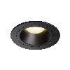 NUMINOS® DL M, wewnętrzna oprawa sufitowa wpuszczana LED, czarna/czarna 3000 K 20°