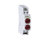 Ex9PD2rr 6.3V AC/DC Lampka sygnalizacyjna, 6,3V AC/DC, 1 czerwony LED i 1 czerwony LED