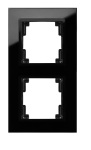 VOLANTE ramka podwójna szkło IP 20 - kolor czarny