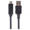 Kabel USB 3.1, wtyk A - C, szybkie ładowanie Quick Charge, transmisja danych, 1 m, czarny