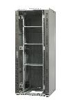 Szafa ramowa stojąca EmiterNet Top, 42U, wym. 800X800x1980 (szer. x gł. x wys. mm), drzwi blacha/szkło