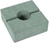 Podstawa betonowa DEHNiso-DLH 180x180x70 mm, 4,6 kg, beton C35/45 BES 4.6KG SB10 180X180X70