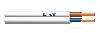 YDYt 300/500 2x1,5 biały Przewód elektroenergetyczny, instalacyjny, wielożyłowy z izolacją PVC