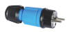Wtyczka Uni-Schucko 16A 230V IP44 - kolor niebieski, Multi-Grip