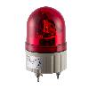 Harmony XVR Lampa wirująca z lustrem bez buczka Ø84 czerwona LED 24 V AC/DC