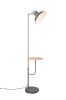 R40331042 BUTLER Floor lamp Floor lamp E27 40W excl. Wood & Metal1.8m Natural+grey,black,whiteH:168cm26*H9.5cm