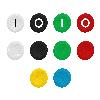 Zestaw 10 kolorowych wkładek do przycisków, oznaczenie I / O Harmony XB5R