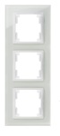 VOLANTE ramka potrójna szkło IP 20 - kolor biały