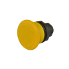 Napęd do przycisku serii CP, dłoniowy bezpieczeństwa, odblokowany przez obrót, grzybek 40mm, żółty